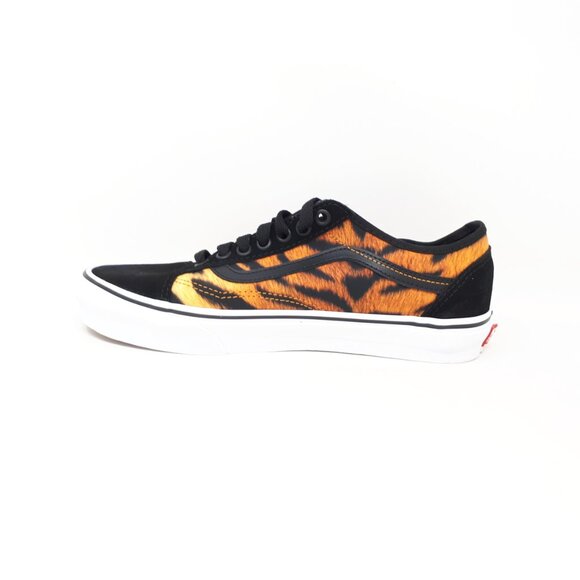 Vans Old Skool Tapered Skate Authentic Shoe Sneaker Tiger Leopard Print Womens - Picture 2 of 10